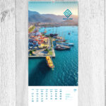 Kalendar Muri Vertikal 70