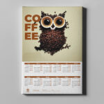 Kalendar muri kanavacë ME KORNIZE DRURI