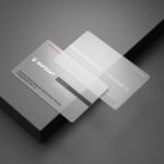 Kartëvizita Plastike (Transparente) + UV